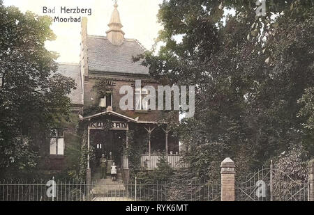 Torf Zellstoff Badewanne, Gebäude in Niedersachsen, Tore in Niedersachsen, Herzberg am Harz, 1918, Deutschland, schlechte Herzberg, Moorbad Stockfoto