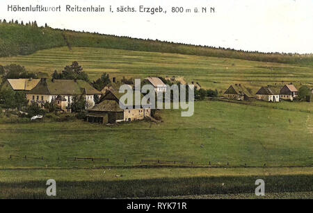 Pohraniční (Hora Svatého Šebestiána), 1918, Aussig, Reitzenhain, Tschechische Republik Stockfoto