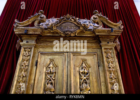 Die 4 sephardischen Synagogen, Jerusalem, Israel. Heilige Lade. Stockfoto