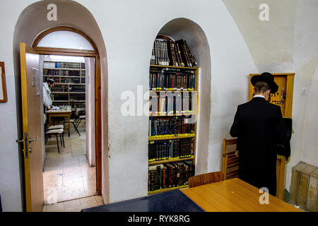 Ramban Synagoge, Jerusalem, Israel. Stockfoto