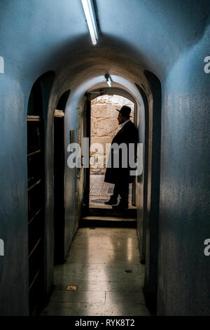 Ramban Synagoge, Jerusalem, Israel. Stockfoto