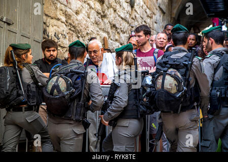 Orthodoxen Karfreitag in Jerusalem, Israel. Stockfoto