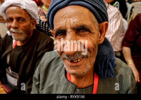 Ägyptische koptische Christen Ostern feiern in Jerusalem, Israel. Stockfoto