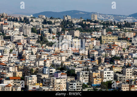 Nazareth Stadt, Galiläa, Israel. Stockfoto