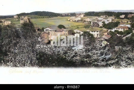 Gebäude in Deutschland, Göhren (Rügen), 1900, Mecklenburg-Vorpommern, Göhren, Blick vom Nord, Pehrd / Westen Stockfoto