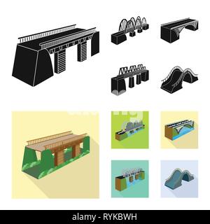 Brücke, Radfahren, Bahn, montiert, modern, Fußgängerzone, Zug, Meer, Umzug, Küste, Eisenbahn, Beton, Prop, Fluss, Handläufe, Spalte, Metall, Alte, Ziegel, Straße, Arch, Gebäude, Schiene, Verbindung, entwerfen, konstruieren, side, Brückenbau, Architektur, Sehenswürdigkeiten, Struktur, Kreuzung, Sicht, Set, Vector, Icon, Illustration, isoliert, Sammlung, Element, Grafik, Vektor, Vektoren, Stock Vektor