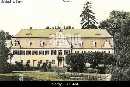 Schloss Sohland, 1915, Landkreis Bautzen, Sohland, Schloß, Deutschland Stockfoto