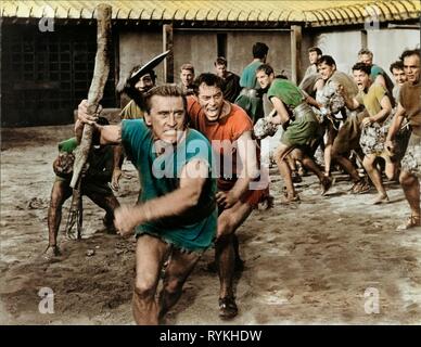 KIRK DOUGLAS, Spartacus, 1960 Stockfoto