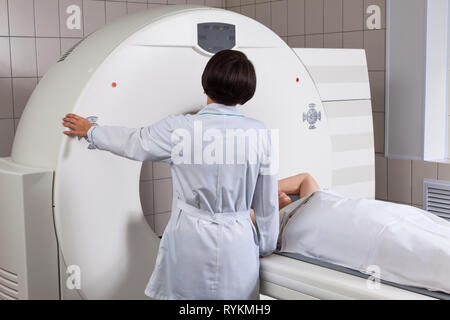 Computertomographie Prüfung Stockfoto