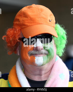 Dave Donnelly von Limerick während der St Patrick's Donnerstag der2019 Cheltenham Festival in Cheltenham Racecourse. Stockfoto