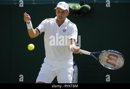 GILLES MULLER, LUXEMBURG, die Wimbledon Championships 2017, 2017 Stockfoto