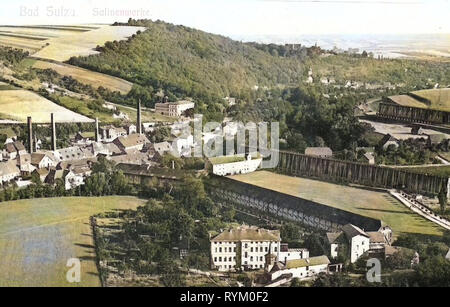 Gradierwerk Bad Sulza, Bad Sulza, 1906, Thüringen, Salinenwerke Stockfoto