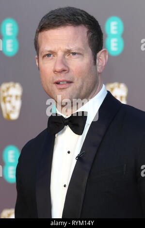 72 EE British Academy Film Awards (BAFTAs) - Ankunft mit: Dermot O'Leary Wo: London, Großbritannien Wann: 10. Feb. 2019 Credit: WENN.com Stockfoto