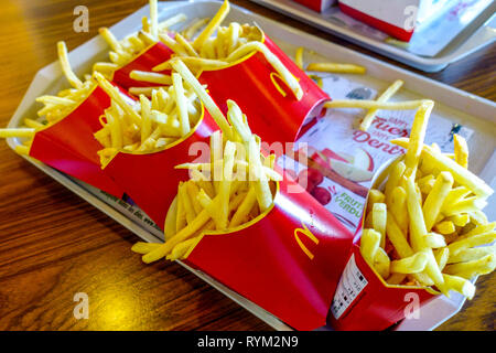 McDonalds Pommes, Spanien Stockfoto