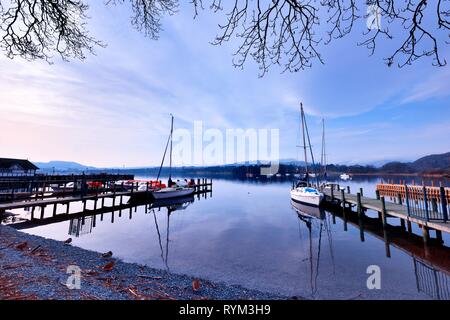 Waterhead, Ambleside, Lake Windermere, Lake District, Cumbria, England, Großbritannien Stockfoto