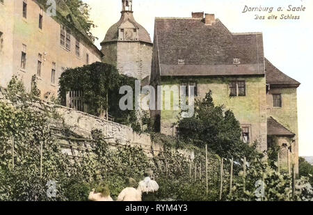 Dornburger Schlösser, 1919, Thüringen, Dornburg, altes Schloß Stockfoto