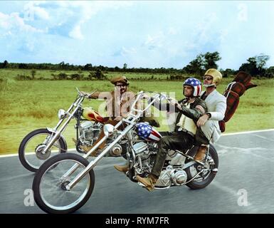 HOPPER, FONDA, Nicholson, EASY RIDER, 1969 Stockfoto