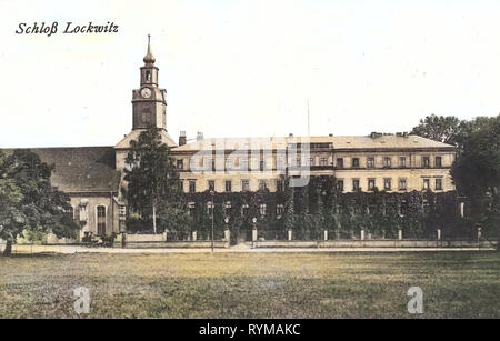 Schloss Lockwitz, 1905, Dresden Lockwitz, Schloß, Deutschland Stockfoto