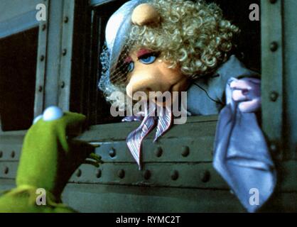 Frosch, PIGGY, DIE MUPPETS, Manhattan, 1984 Stockfoto