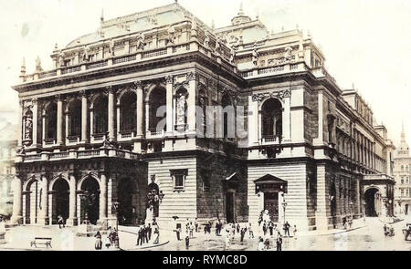 Historische Bilder der Ungarischen Staatsoper, 1906, Budapest, Königliche Oper, Ungarn Stockfoto