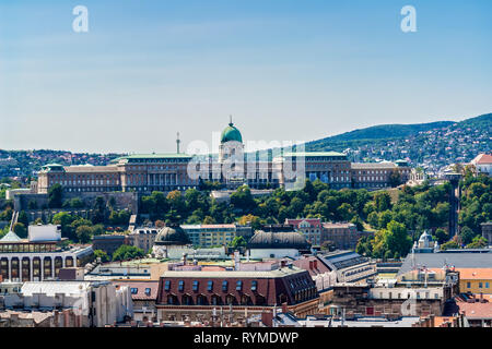 Budaer Burg - Budapest, Ungarn Stockfoto