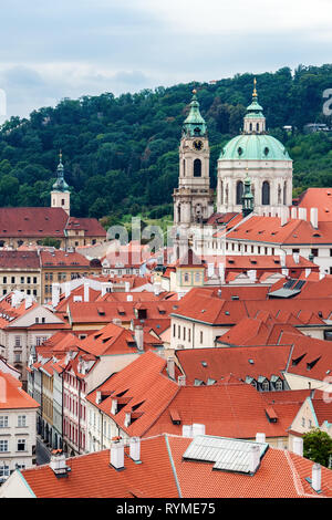 St. Nikolaus Kirche - Prag, Tschechische Republik Stockfoto