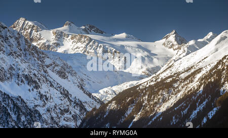 Stubaier gletscher. Stubaier Gletscher. Österreichische Alpen. Österreich. Europa. Stockfoto