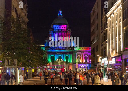 Belfast, Kultur Nacht 2018 Stockfoto