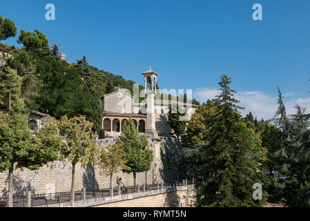 Kirche von San Quirino (Kapuziner), San Marino Stockfoto