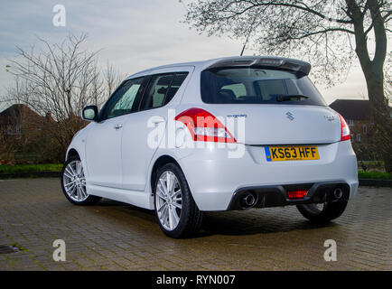 2014 Suzuki Swift Sport heiße Luke Compact Car Stockfoto