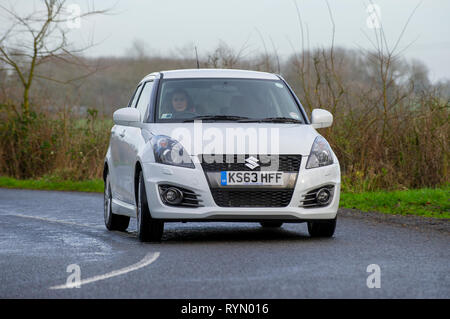 2014 Suzuki Swift Sport heiße Luke Compact Car Stockfoto