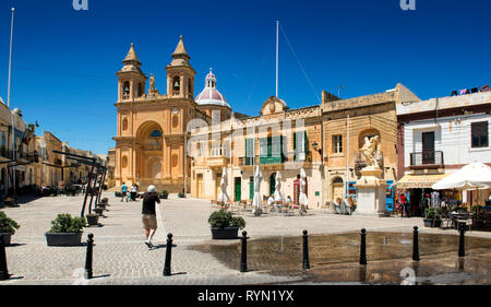 Marsaxlook, Malta, unserer lieben Frau von Pompei Kirche, Stockfoto