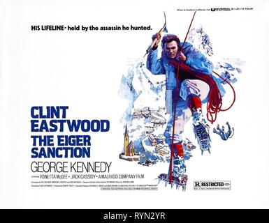 CLINT EASTWOOD, der EIGER SANKTION, 1975 Stockfoto