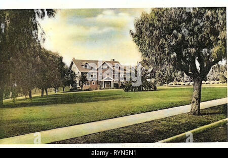 Gebäude in Pasadena, Kalifornien, 1904, Pasadena, Hitchings und Daniels Residences', Vereinigte Staaten von Amerika Stockfoto