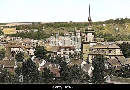 Gebäude in Bad Sulza, Kirchen in Bad Sulza, 1905, Thüringen, Bad Sulza Stockfoto