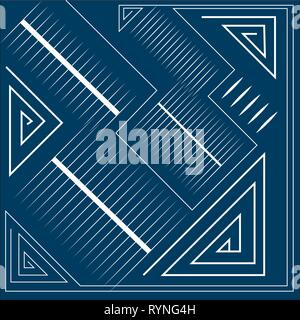 Abstract vector Hintergrund Hand gezeichnet Stock Vektor