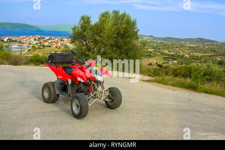 Quad ATV auf der Insel Stockfoto