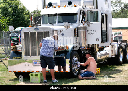 Truckfest South West 2018 Truck Show, an der drei Grafschaften Showground, in Malvern, Worcestershire, England, UK. Stockfoto