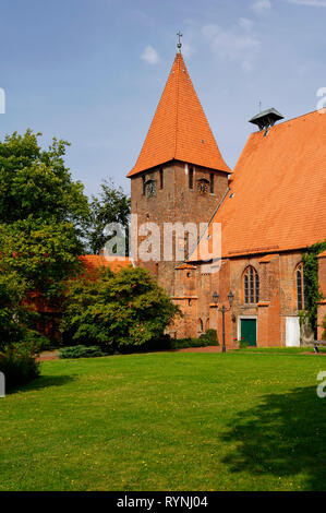 Stift Ebstorf: Abteikirche St. Mauritius, Lüneburgische Heide, Landkreis Uelzen, Niedersachsen, Deutschland Stockfoto