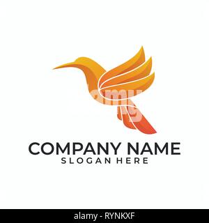 Vogel illustration Design vector Template. Geeignet für kreative Industrie, Multimedia, Entertainment, Ausbildungen, Shop, und alle damit verbundenen Unternehmen Stock Vektor