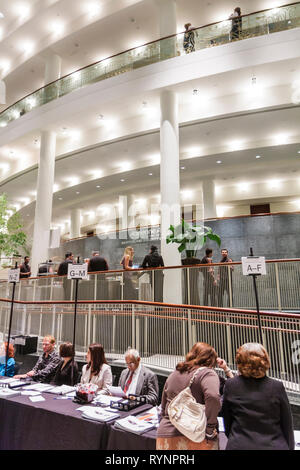Miami Florida, Biscayne Boulevard, Adrienne Arsht Center for the Performing Arts, Cesar Pelli, Sanford und Dolores Schiff Ballet Opera House beherbergt Haus hom Stockfoto