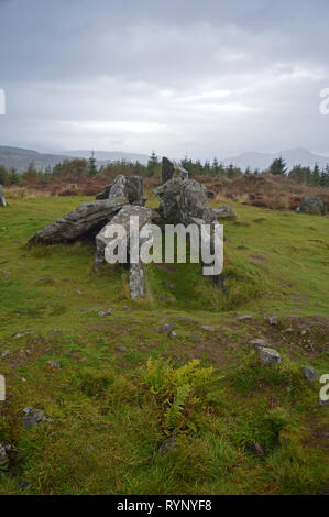 Riesen Gräber zu Fuß Largymore Whiting Bay Stockfoto