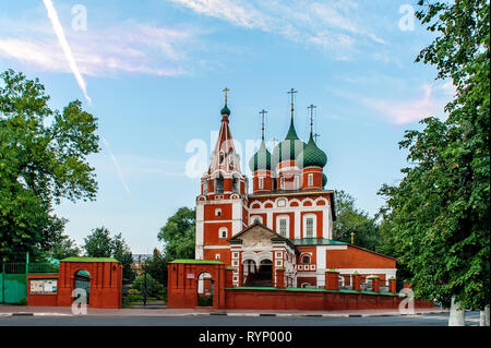 Garnison Kirche des Erzengels Michael im Sommer Abend. Jaroslawl, Goldenen Ring von Russland, Stockfoto