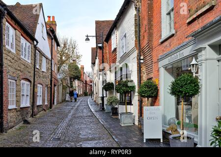 Lombard Street in West Sussex Stadt Petworth England Großbritannien Stockfoto