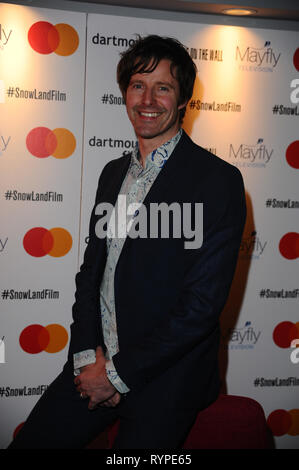 London, Großbritannien. 14 Mär, 2019. Marcus Stephenson auf dem roten Teppich während die Kinder der Schneeland, UK premiere Siebung an Curzon Kino Soho in London gesehen. Credit: Terry Scott/SOPA Images/ZUMA Draht/Alamy leben Nachrichten Stockfoto
