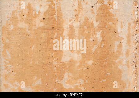 Beton wand Textur mit Löcher und Flecken Stockfoto