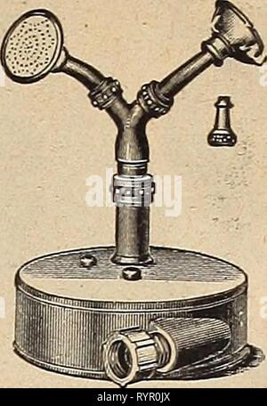 Dreer's Mitte Sommer Liste 1917 (1917) Dreer's Mitte Sommer Liste 1917. dreersmidsummerl 1917 henr Jahr: 1917 Neue Kometen Rasen Sprinkler. Eine Turbine lawn Sprinkler, besonders für große Rasenflächen unterzeichnet. Messing. . . . 5,00 $ - twii xJiLbl Kalifornien Lawn Sprinkler. Dies ist einer der beliebtesten und Zierpflanzen Rasensprenger seiner Art, und verteilt das Wasser über eine große Fläche. Auf dem Stand 12 cm hoch 1,50 $ ''Nickel top; 12 cm hoch... 1,75 Stockfoto