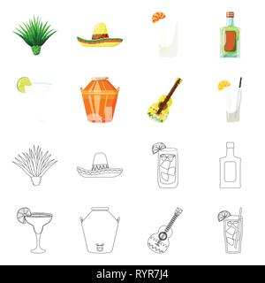 Agave, Sombrero, Cocktail, Flasche, Brennerei, Gitarre, Pflanze, mexikanischen, Glas, Alkohol-, Prozess-, Ornament, Blatt, Spanisch, Wodka, kalt, Schokolade, Kaktus, Hut, Zitrone, Trinken, Industrie, Folk, Stück, Thorn, Kostüm, Kalk, Whiskey, Wasser, traditionelle, Cafe, Latein, Karneval, nationalen, Mexiko, Tequila, Fajita, Fiesta, Party, Feier, fest, Vector, Icon, Illustration, isoliert, Sammlung, Design, Element, Grafik, Vektor, Vektoren, Stock Vektor