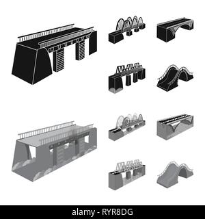 Brücke, Radfahren, Bahn, montiert, modern, Fußgängerzone, Zug, Meer, Umzug, Küste, Eisenbahn, Beton, Prop, Fluss, Handläufe, Spalte, Metall, Alte, Ziegel, Straße, Arch, Gebäude, Schiene, Verbindung, entwerfen, konstruieren, side, Brückenbau, Architektur, Sehenswürdigkeiten, Struktur, Kreuzung, Sicht, Set, Vector, Icon, Illustration, isoliert, Sammlung, Element, Grafik, Vektor, Vektoren, Stock Vektor