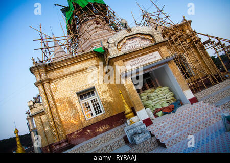 Aung Chan Tha Zedi Tempel, Kalaw, Myanmar Stockfoto